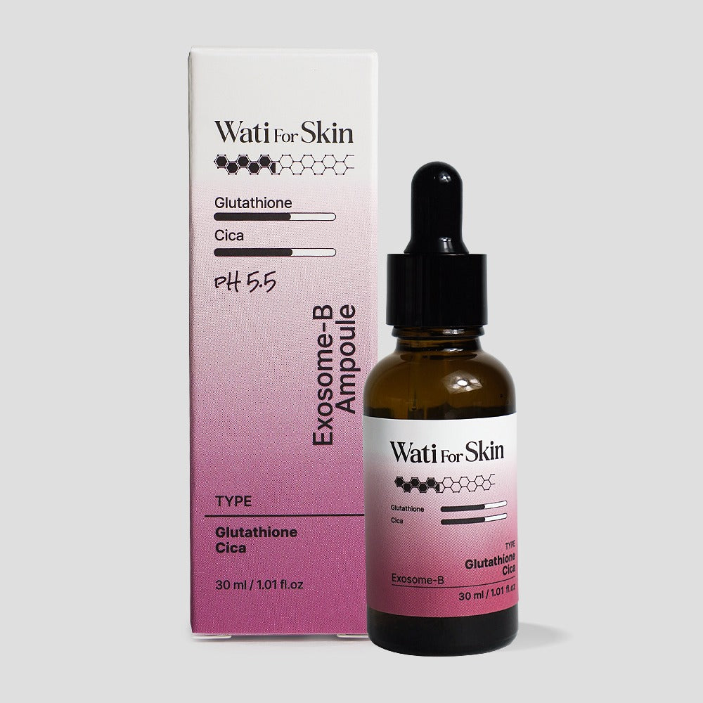 glutathione exosome M Beauty + Wati for Skin Glutathione Cica Blemish Exosome-B Ampoule