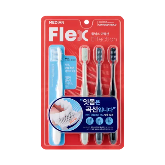 MEDIAN FLEX EFFECTI.TOOTHBURSH - 3+1