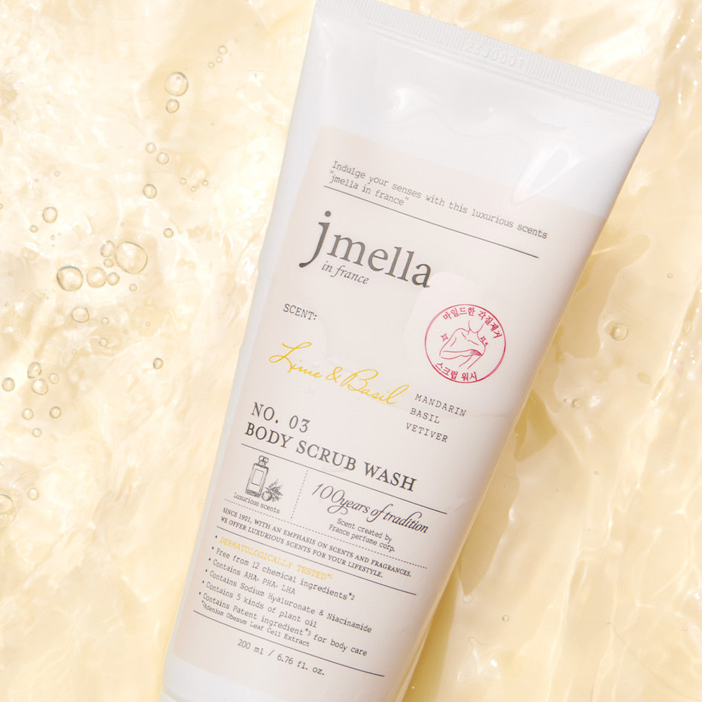 JMELLA L.BASIL BODY SCRUB WASH - 200ml