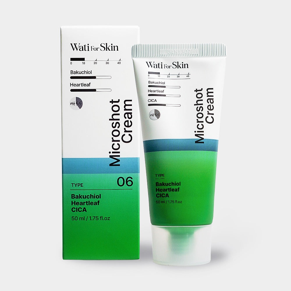 Wati For Skin Bakuchiol Heartleaf CICA Microshot Cream - 50ml