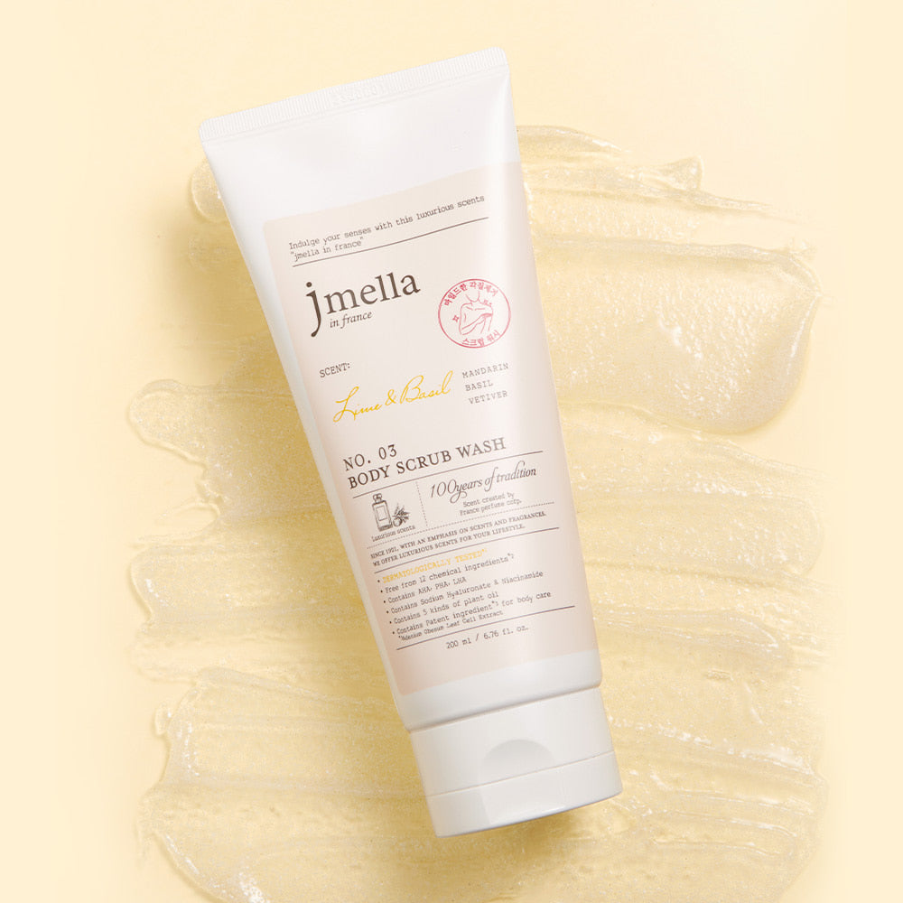 JMELLA L.BASIL BODY SCRUB WASH - 200ml