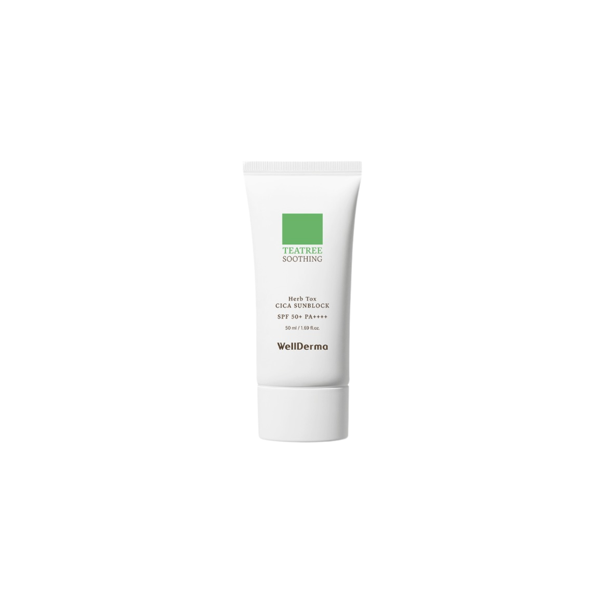 Wellderma Teatree Herb Tox Cica Sunblock - 50 ml