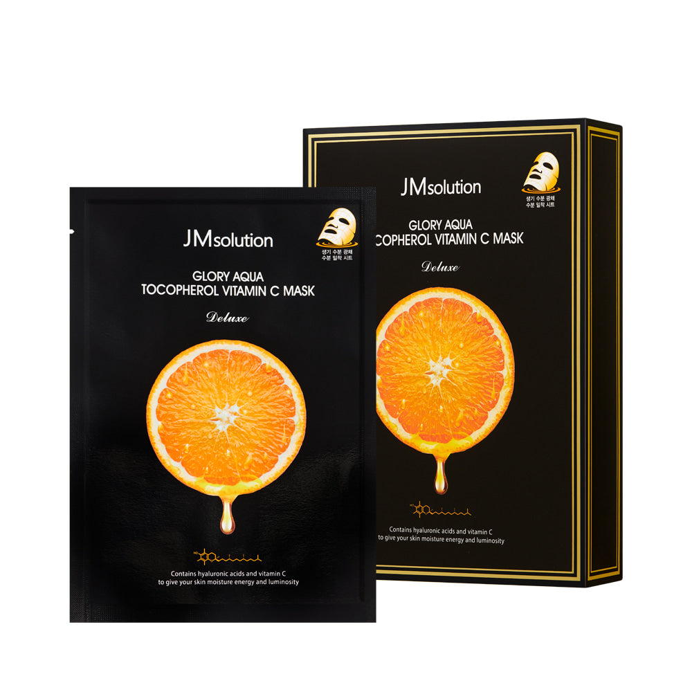 JMSolution glory aqua tocopherol vitamin c mask deluxe - 30ml*10EA