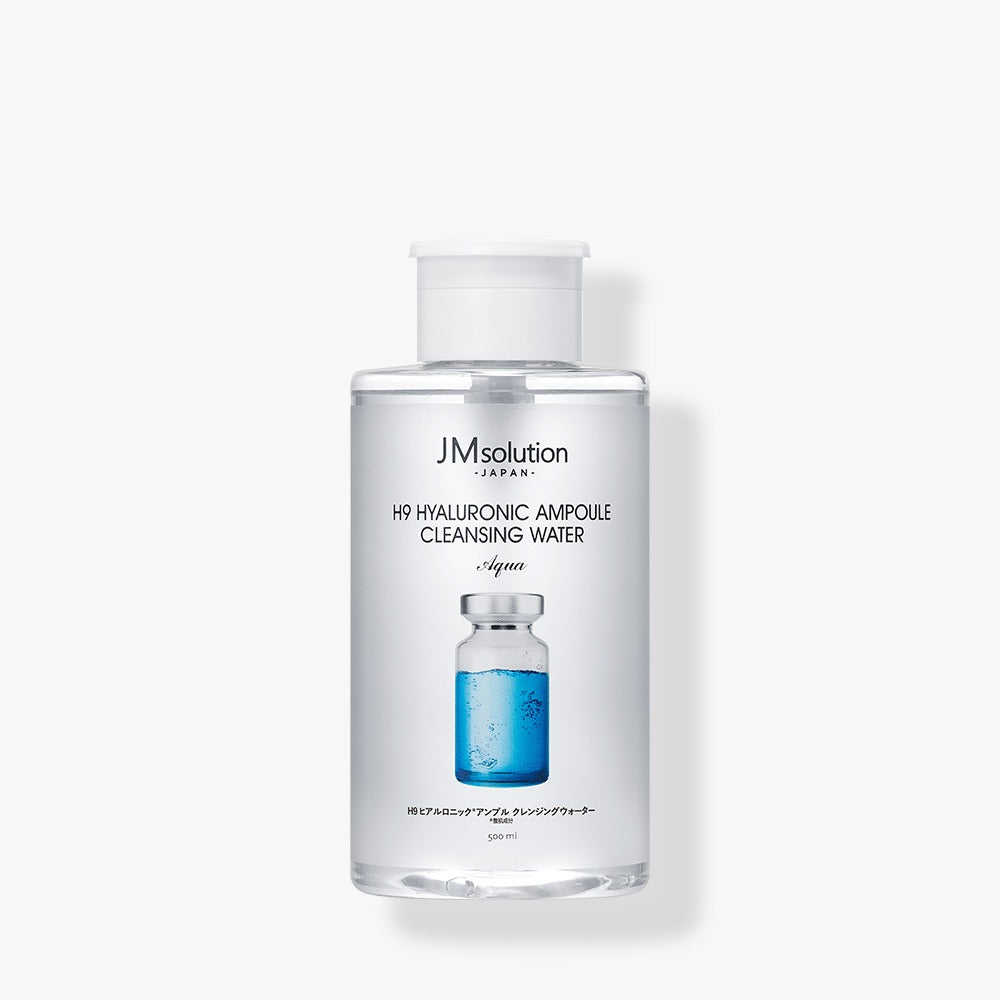 JMSolution H9 HYALURONIC AMPOULE CLEANSING WATER AQUA - 500ml