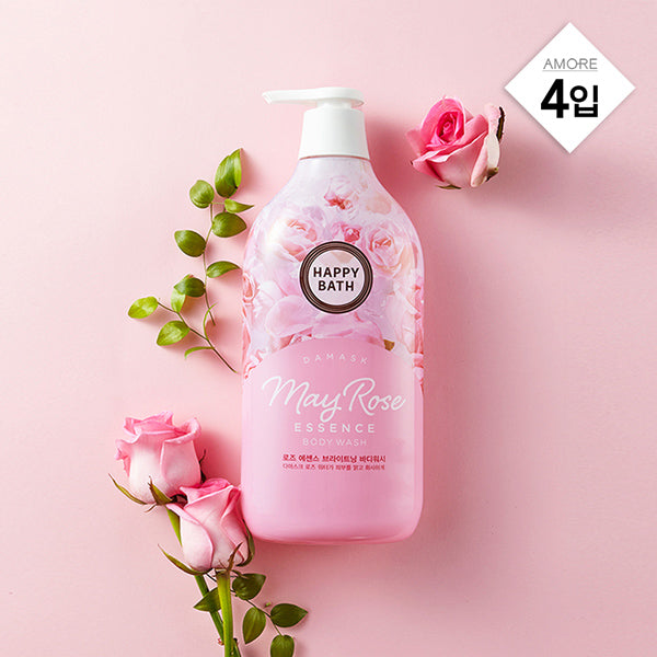 HAPPY BATH ROSE ESSENCE BODY WASH - 900g