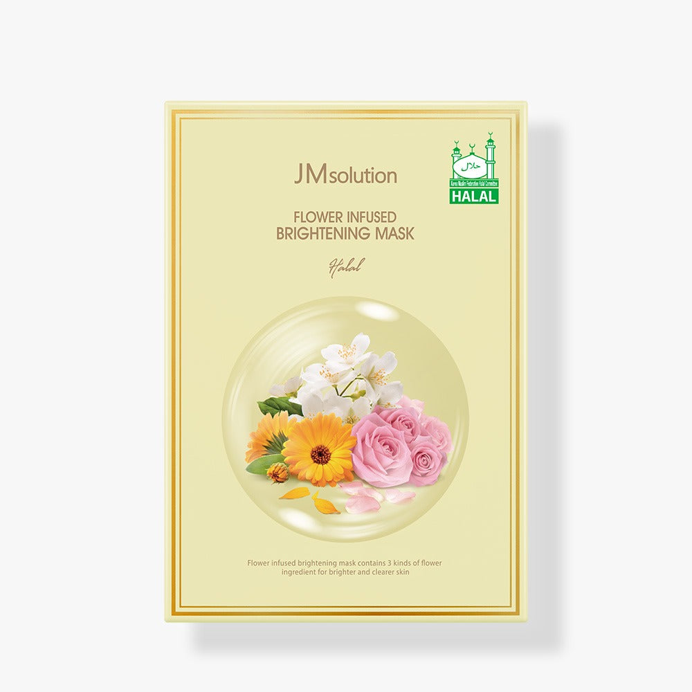 JMSolution flower infused brightening mask halal - 30ml x 10 ea