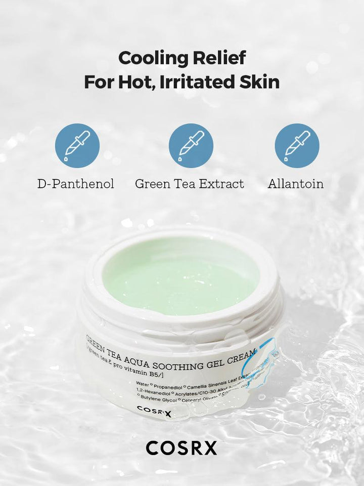 COSRX hydrium green tea aqua soothing gel cream 50ml - 50ml