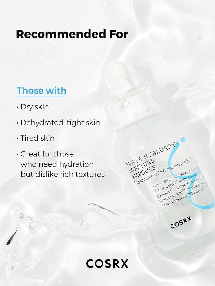 COSRX hydrium triple hyaluronic moisture ampoule 40ml - 40ml