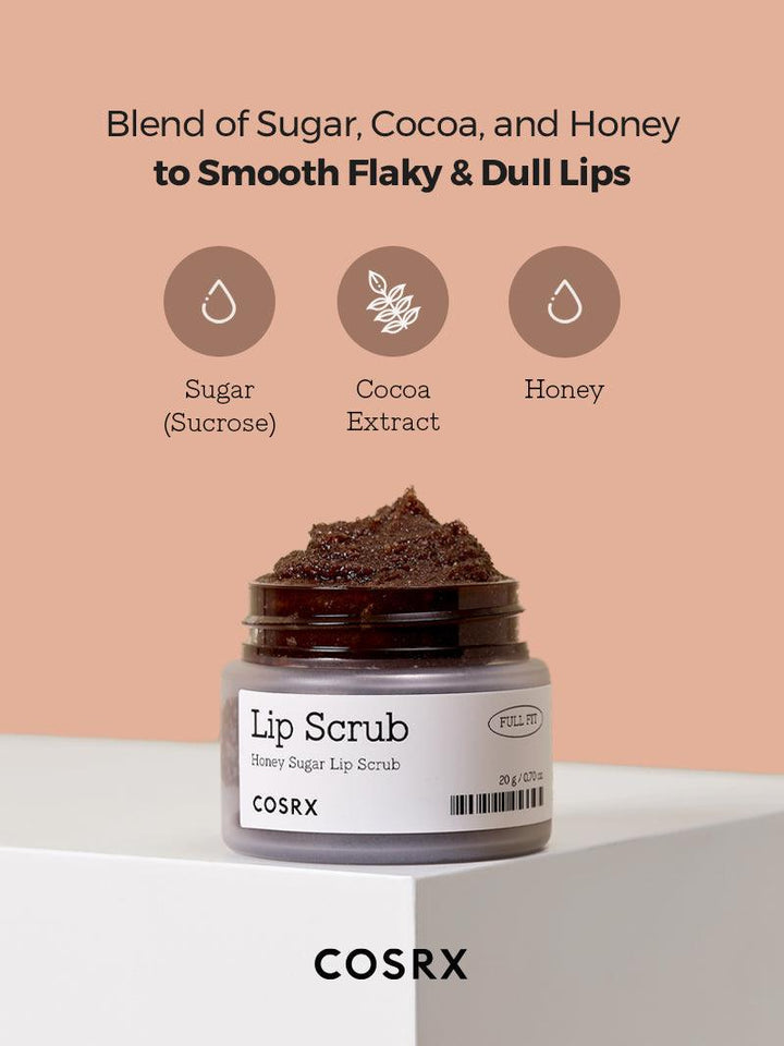 COSRX full fit honey sugar lip scrub 20g - 20g