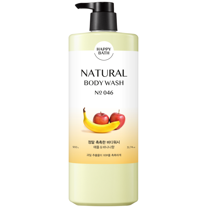 HAPPY BATH APPLE&BANANA BODY WASH - 900g/No.046