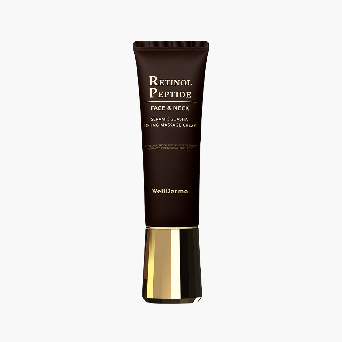 Wellderma Retinol Peptide Lifting Seramic Gua sha Massage Cream