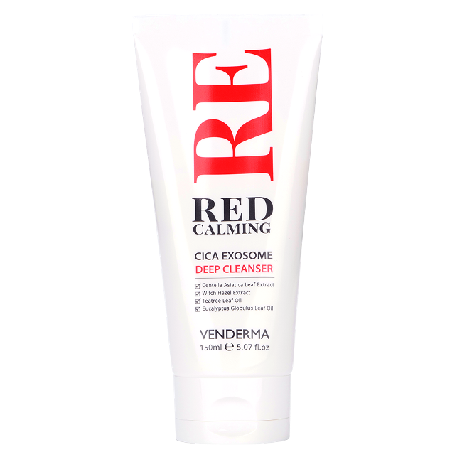 VENDERMA Red Calming Cica Exosome Deep Cleanser 150ml