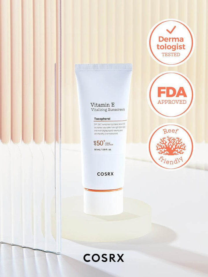 COSRX vitamin e vitalizing sunscreen spf 50+ 50ml - 50ml