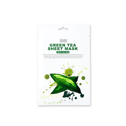 TENZERO GREENTEA SHEET MASK - 25 ml*10ea