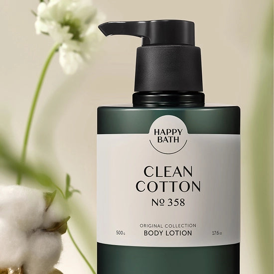 HAPPY BATH CLEANCOTTON BODY LOTION - 500g/No.358