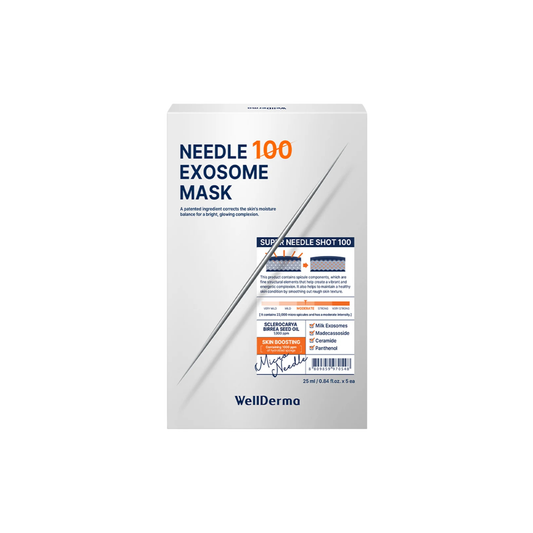 Wellderma Needle 100 Exosome Mask - 5 Sheets
