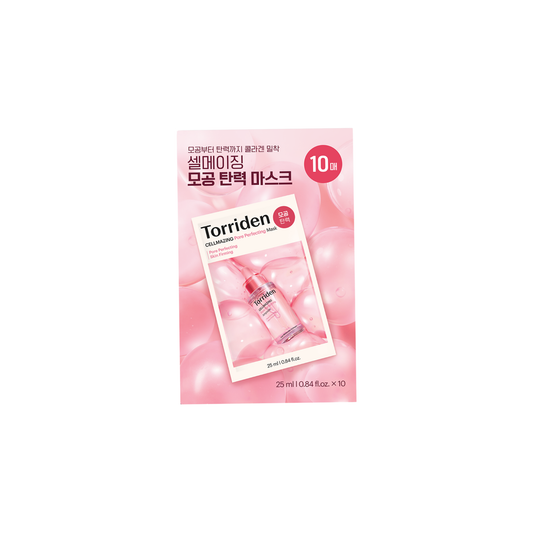 Torriden Cellmazing Low Molecular Collagen Pore Tightening Mask - 10 EA