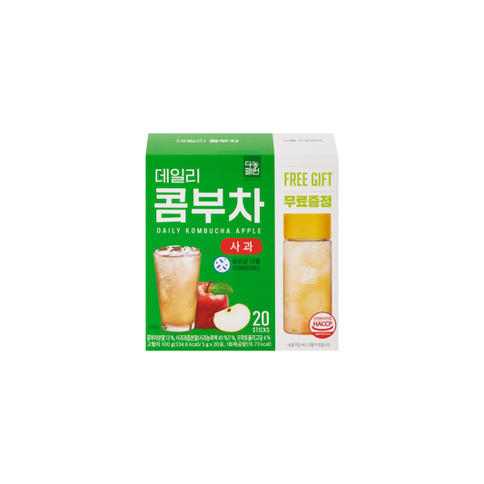 Danongwon Daily Kombucha Apple - 20 Sticks + Bottle