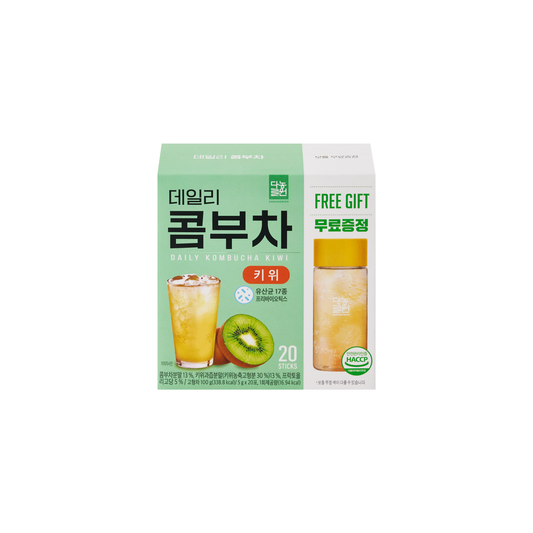 Danongwon Daily Kombucha Kiwi - 20 Sticks + Bottle