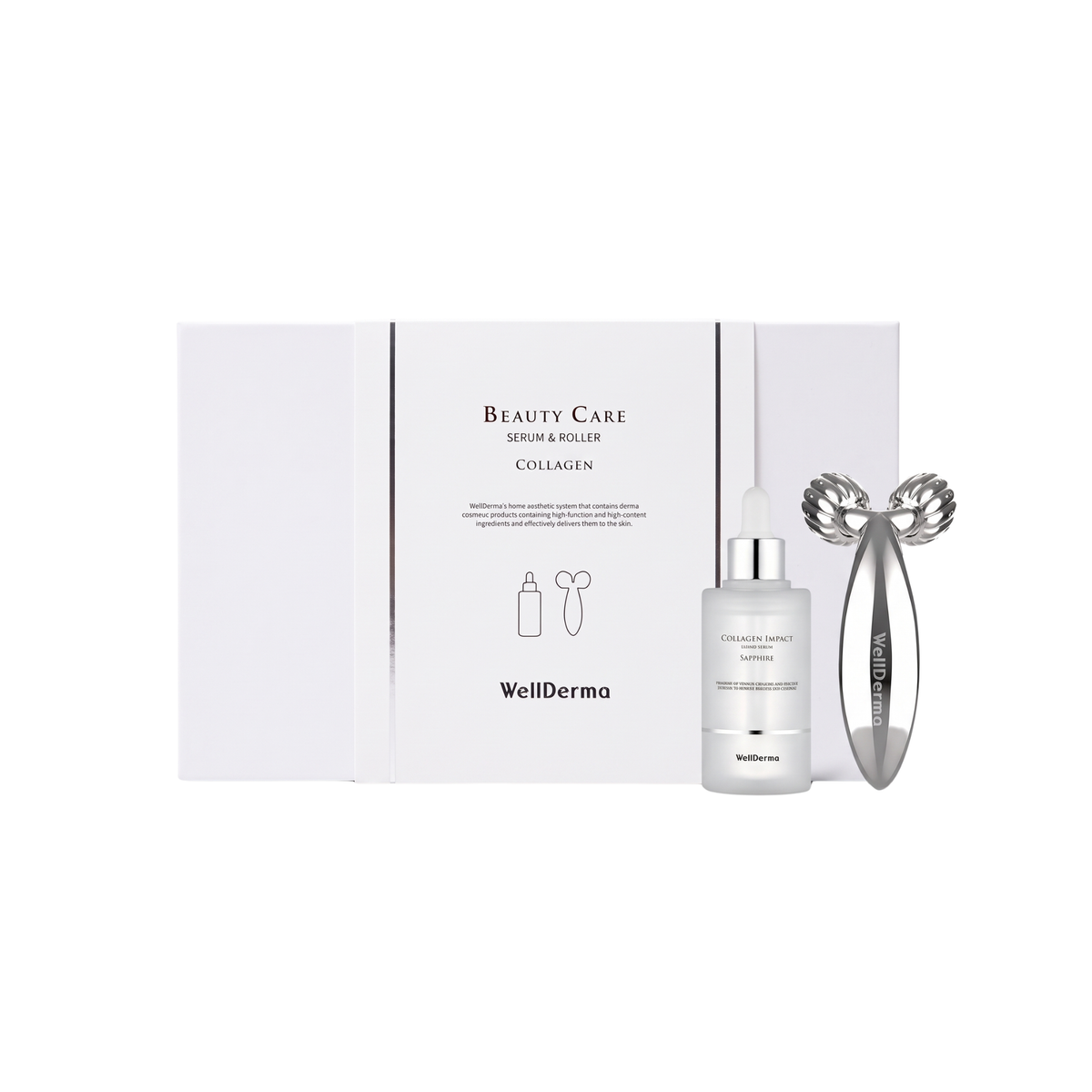 Wellderma Collagen Beauty Care Serum(50ml) & Roller Set