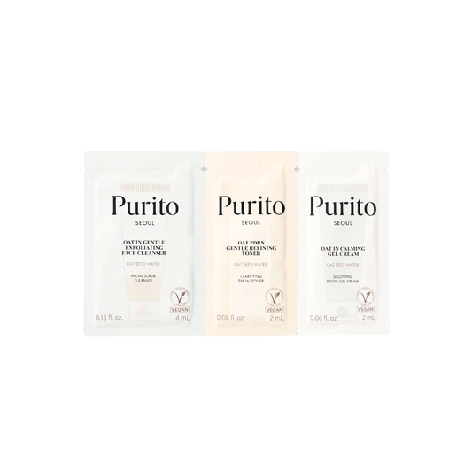 Purito Oat Soothing 3-Step Sample Kit