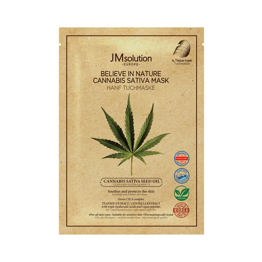 JMsolution BELIEVE IN NATURE Cannabis Sativa Sheet Mask - 30ml*10ea