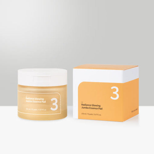 numbuzin No.3 Radiance Glowing Jumbo Essence Pad 70 Pads - 150ml