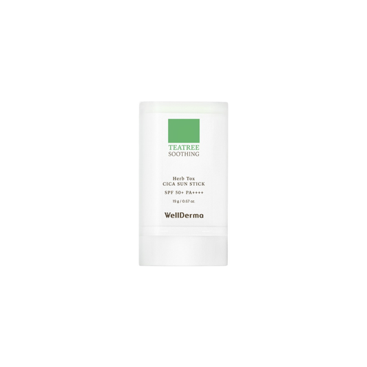 WellDerma Teatree Soothing Herb Tox Cica Sun Stick - 19 g