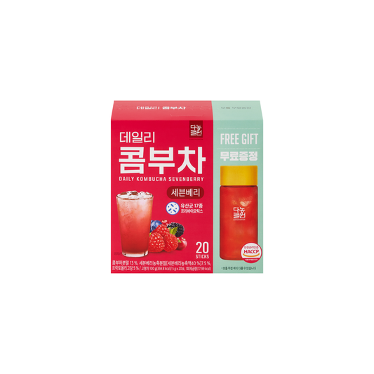 Danongwon Daily Kombucha Seven Berries - 20 Sticks + Bottle