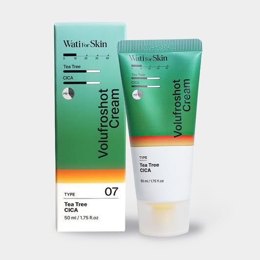 Wati For Skin Tea Tree Cica Blemish Soothing Volufroshot Cream - 50ml
