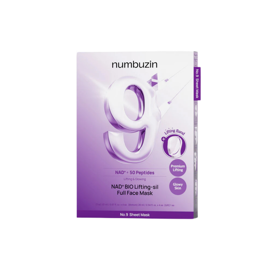 Numbuzin No.9 NAD Bio Lifting Thread Full-Face Mask Pack - 1 BOX (4ea)