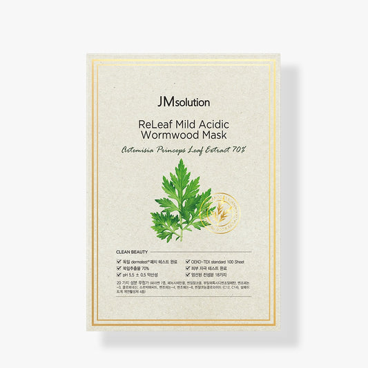 JMSolution releaf mild acidic wormwood mask - 30ml*10ea