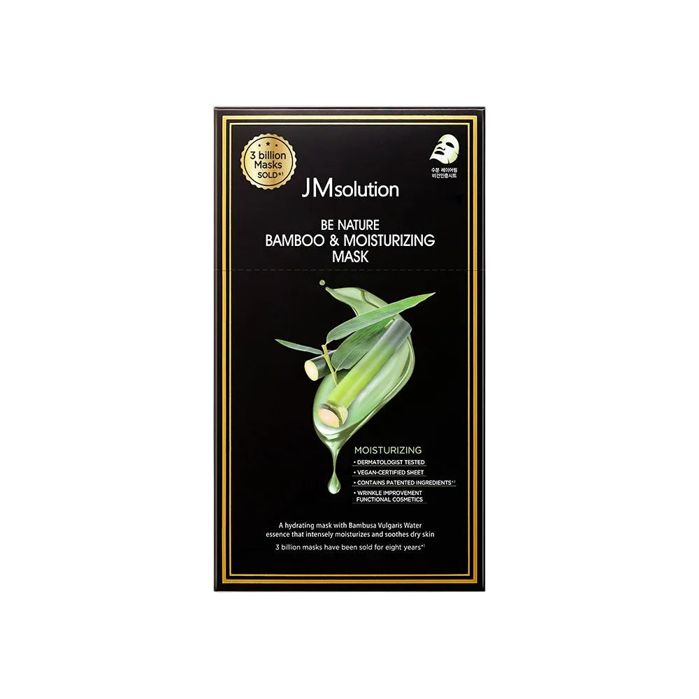 JMSOLUTION BE NATURE BAMBOO & MOISTURIZING MASK - 10 ea