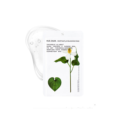 HUECALM Heartleaf PH Balancing Mask - 25ml*10ea