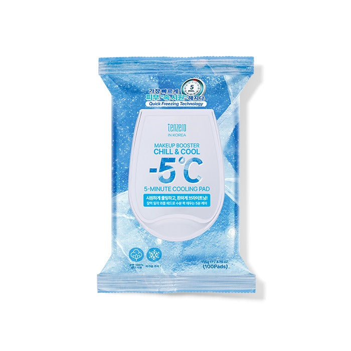 TENZERO MAKEUP BOOSTER 5MIN COOLING PAD - 100 Pads