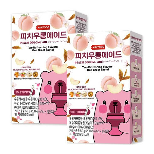 KEYFOOD PEACH OOLONG ADE - 5g*20ea