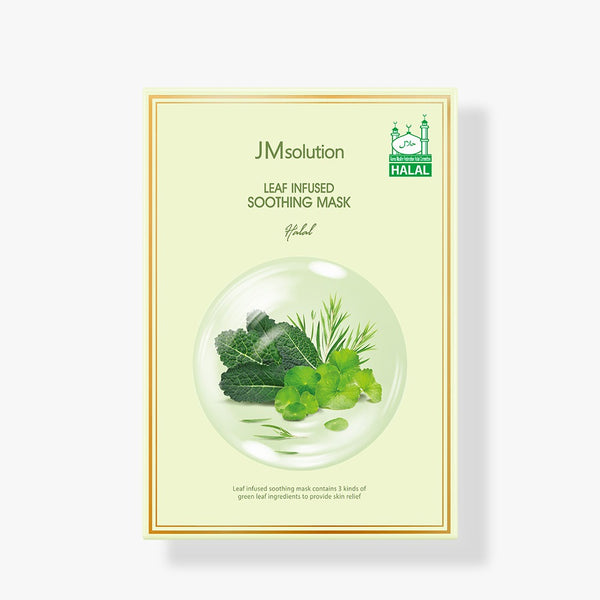 JMSOLUTION LEAF INFUSED SOOTHING UP MASK HALAL
