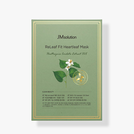 JMSolution releaf fit heartleaf mask - 35ml*10ea