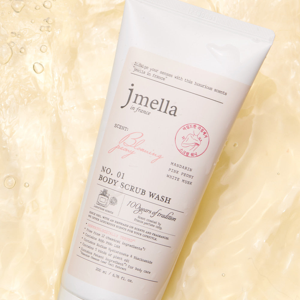 JMELLA B.PEONY BODY SCRUB WASH - 200ml