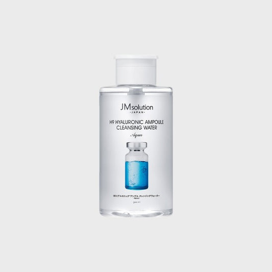 JMSolution H9 HYALURONIC AMPOULE CLEANSING WATER AQUA - 500ml