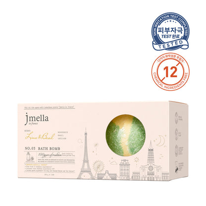 JMELLA LIME & BASIL BATH BOMB - 200g*2ea