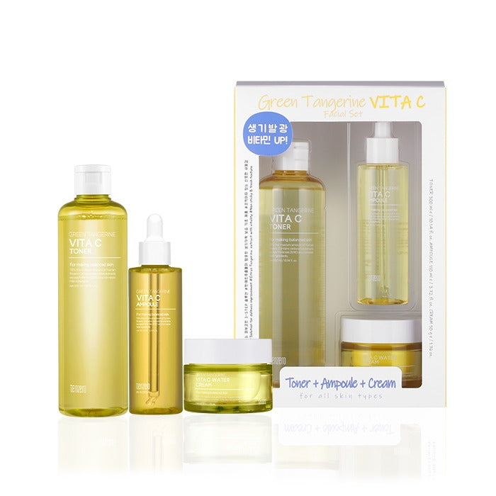 M Beauty + TENZERO GREEN TANGERINE VITA C FACIAL SET - SET