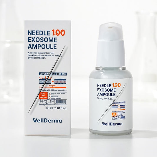 WellDerma Needle 100 Exosme Ampoule - 30ml