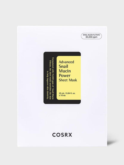 COSRX advanced snail mucin power sheet mask 1ea - 25mL x 10ea