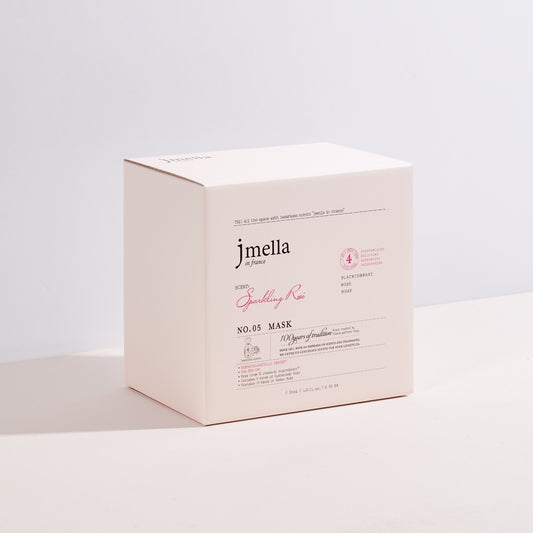 JMELLA SPARKLING ROSE MASK - 30ml*50ea