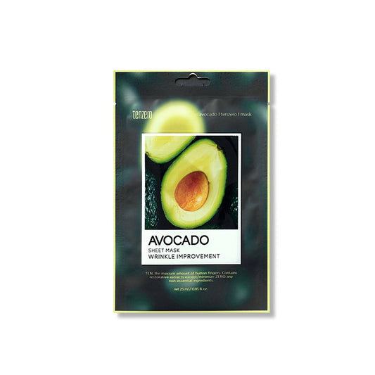 TENZERO AVOCADO SHEET MASK - 25 ml