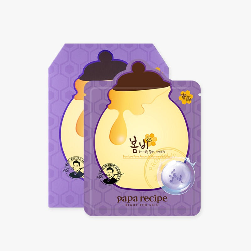 Papa Recipe Bombee Pore Ampoule Honey Mask  25g *1ea - 25g*10ea