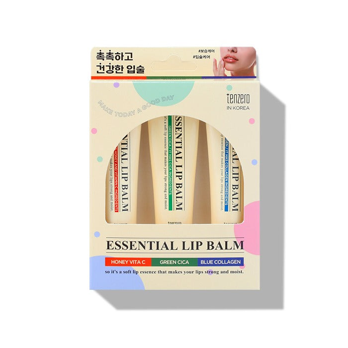 TENZERO ESSENCIAL LIP BALM 3 S - 9 g x 3