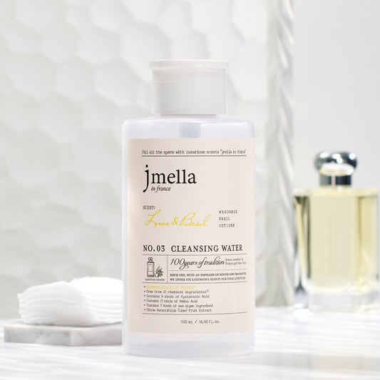 JMELLA L&BASIL CLEANSING WATER - 500ml