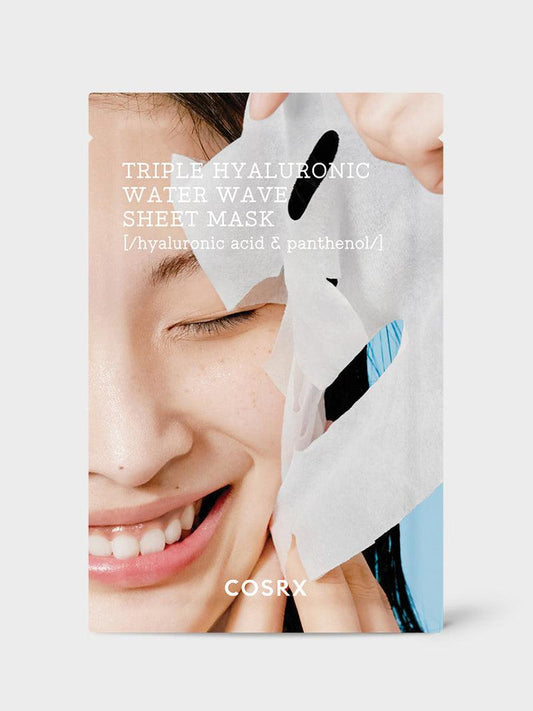 COSRX hydrium triple hyaluronic water wave sheet mask 1ea - 21ml
